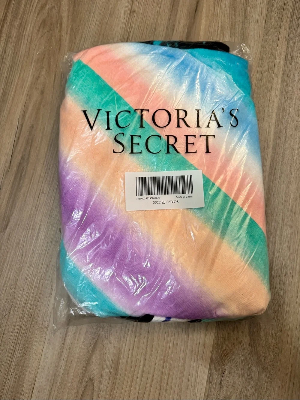 Victoria's Secret Round Tropical Print Beach Towel - New